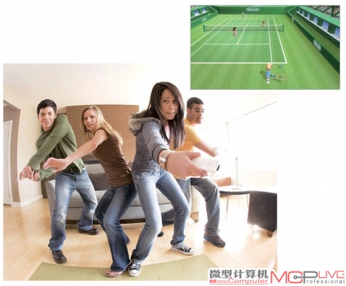 几年前的任天堂Wii凭借独特的体感操控方式，让人眼前一亮。